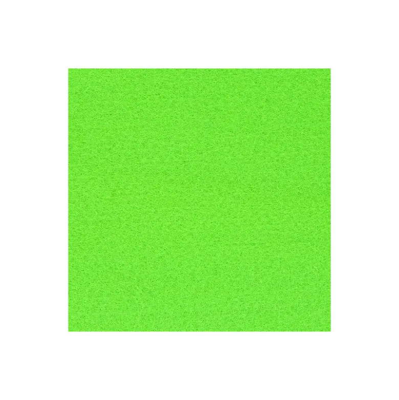 Feutrine vert anis en coupon format A4