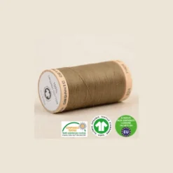 Fil à coudre Bio Gots 100% coton - 275 m - Bronze