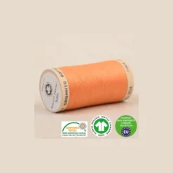 Fil à coudre Bio Gots 100% coton - 275 m - Orange