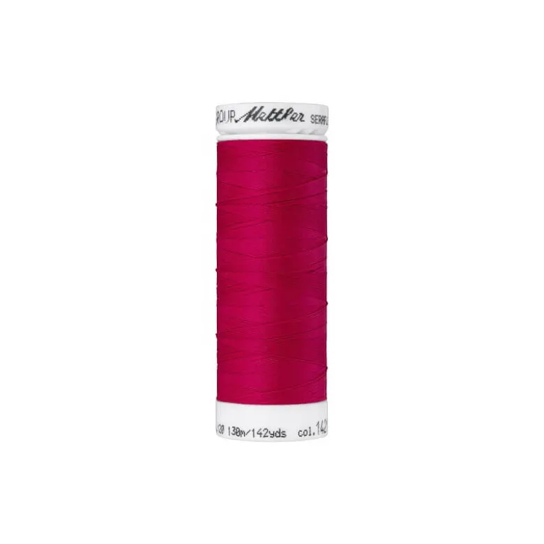 Fil à coudre élastique Seraflex fuchsia - Mettler - 130m