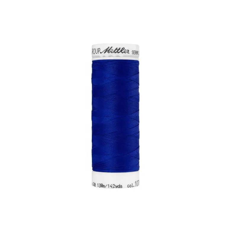 Fil à coudre élastique Seraflex bleu foncé - Mettler - 130m