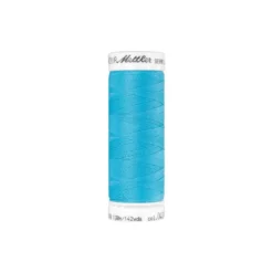 Fil à coudre élastique Seraflex bleu turquoise - Mettler - 130m