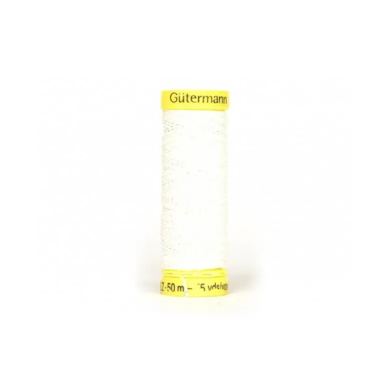 Fil de LIN Gutermann 50 m - N°5129 Blanc