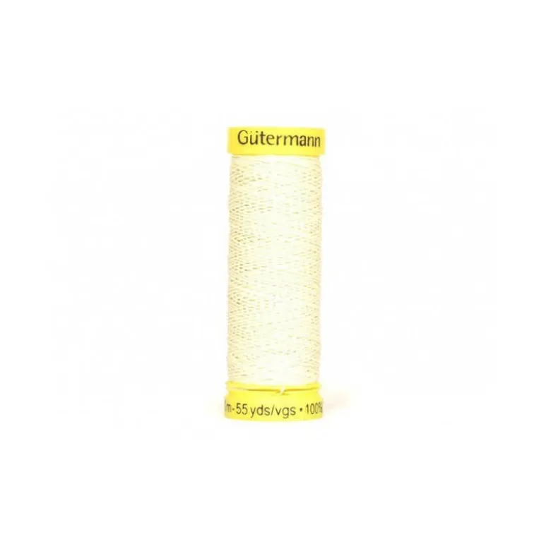 Fil de LIN Gutermann 50 m - N°4011 Crème
