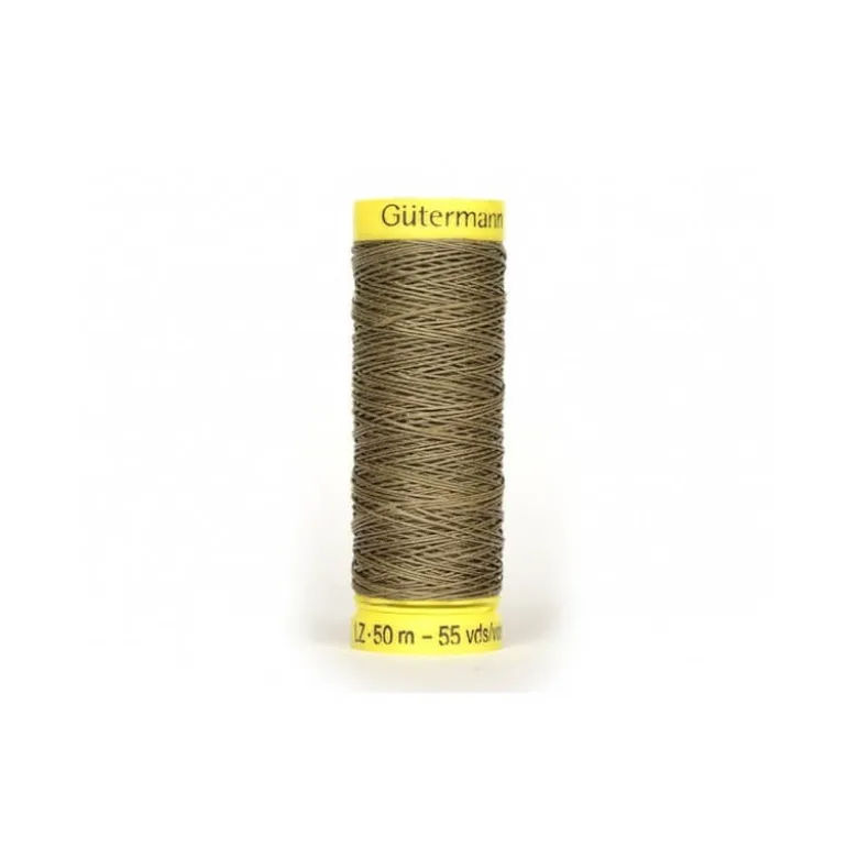 Fil de LIN Gutermann 50 m - N°4010 Kaki