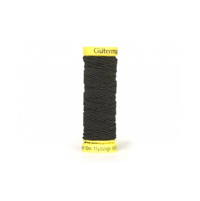 Fil Elastique Gutermann 10 m - N°4017 Noir
