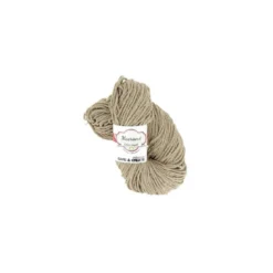 Fil à macramé beige en coton recyclé - 250 grammes