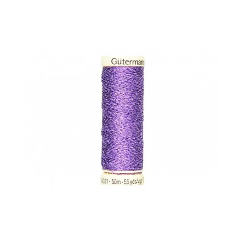 Fil METAL Gutermann 50 m - N°571 Violet