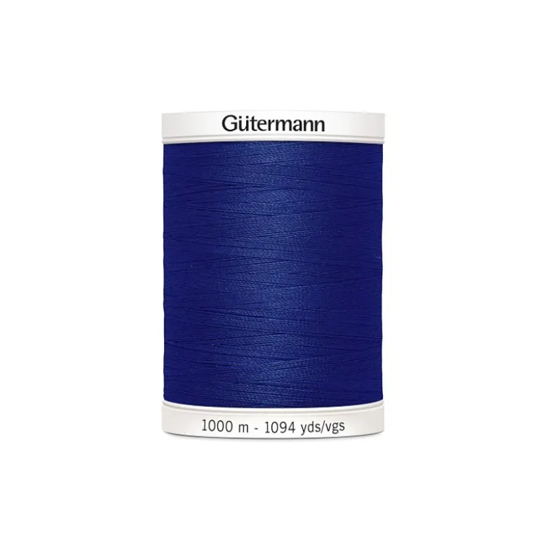 Fil pour tout coudre Gutermann 1000 m - N°310 bleu Roi