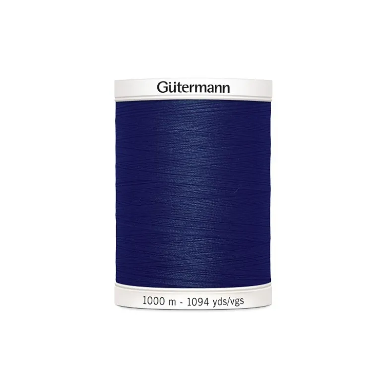Fil pour tout coudre Gutermann 1000 m - N°665 bleu profond