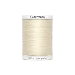 Fil pour tout coudre Gutermann 1000 m - N°802 - Ecru clair
