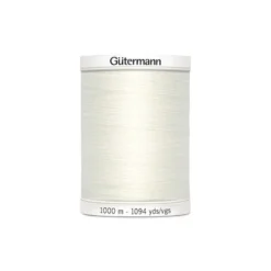 Fil pour tout coudre Gutermann 1000 m - N°111 - Blanc cassé