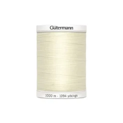 Fil pour tout coudre Gutermann 1000 m - N°001 - Ecru clair