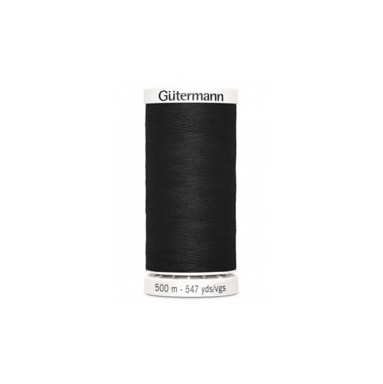 Fil pour tout coudre Gutermann 500 m - N°000 NOIR