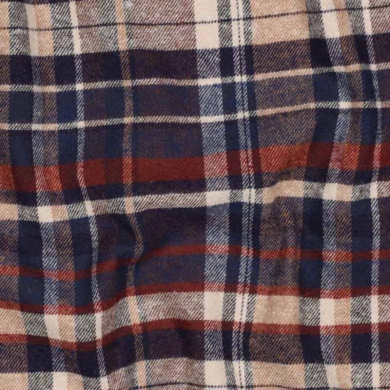 Flanelle Écossaise Highland – Bleu Marine & Rouille