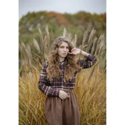 Flanelle Écossaise Highland – Bleu Marine & Rouille