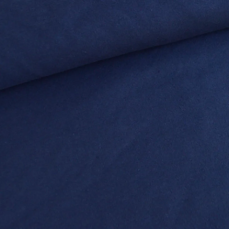Flanelle de coton Bleu marine - Okeo tex