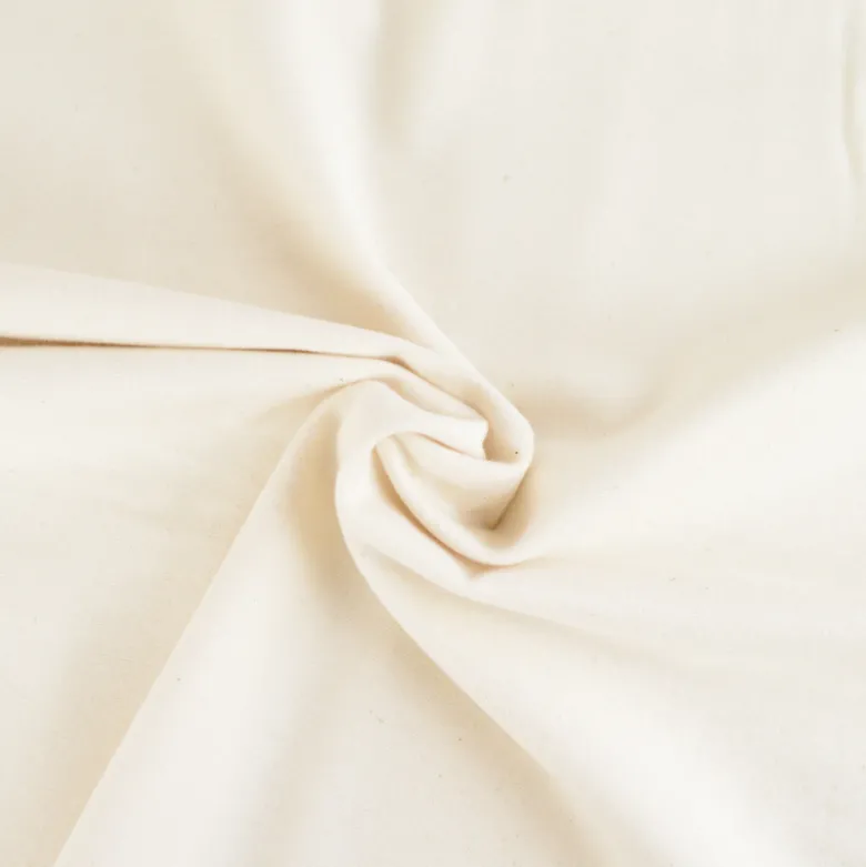 Flanelle de coton Ecru - Okeo tex