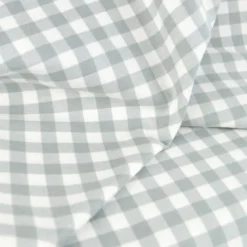 Flanelle motif Vichy grands carreaux vert Sauge