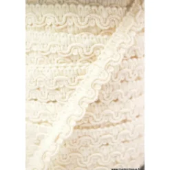 Galon Lezarde Wave mate 11mm coloris Crème