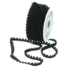 Galon mini pompons Noir - au mètre