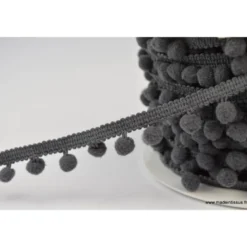 Galon PETITS POMPONS coloris Taupe