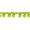 Galon PETITS POMPONS coloris Vert