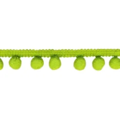 Galon PETITS POMPONS coloris Vert