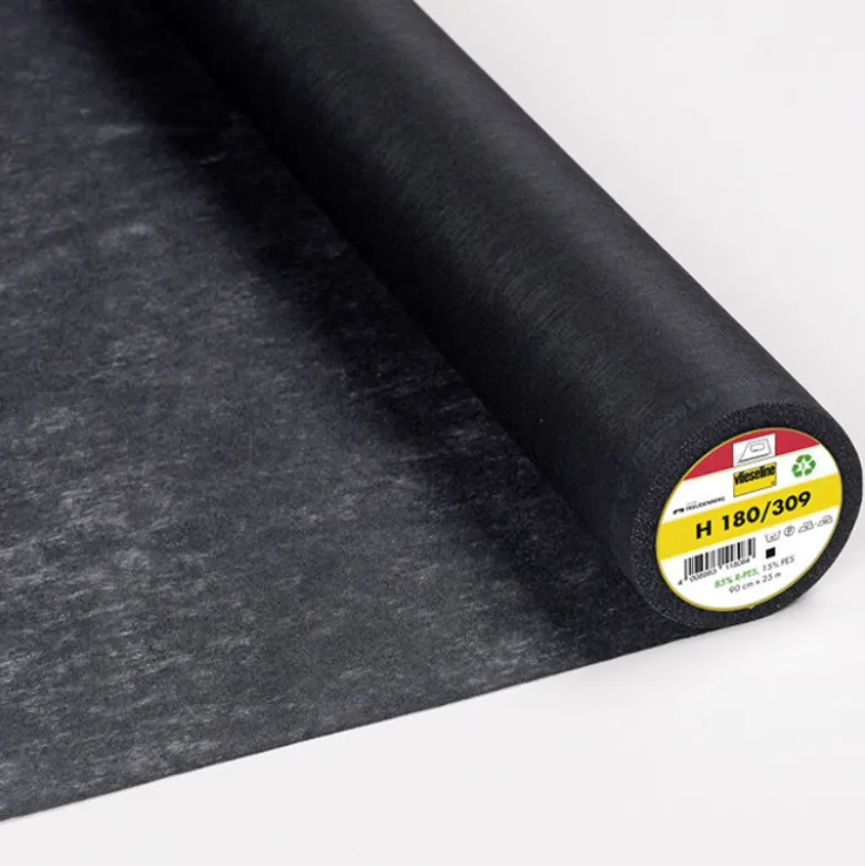 H180 Entoilage thermocollant Noir - Vlieseline