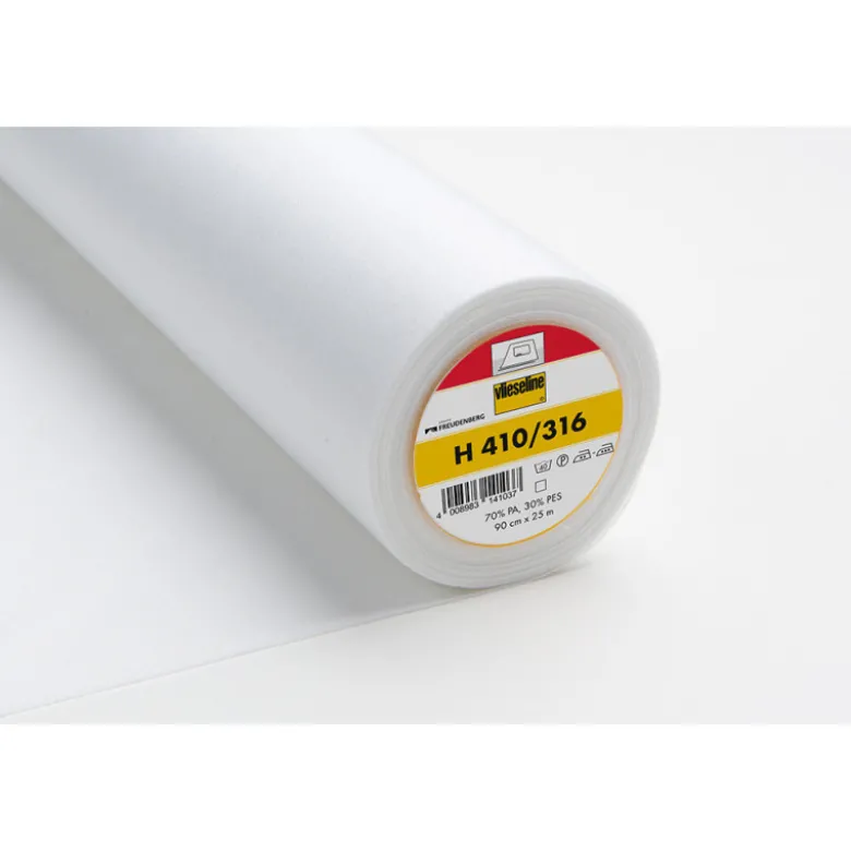 H 410 Vlieseline - Entoilage thermocollant Blanc