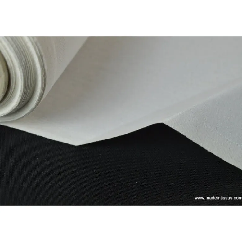 Indeformable thermocollant 100% coton blanc 90cm