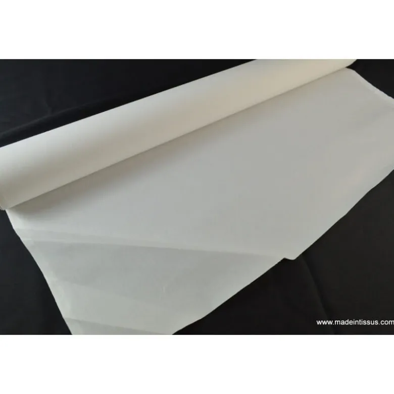 Indeformable thermocollant 100% coton blanc 90cm