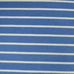 Jersey Eponge marinière fond bleu