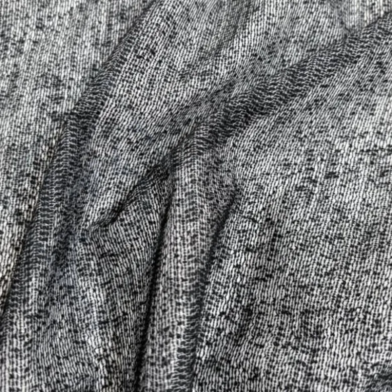 Laineuse thermocollante tissé noire