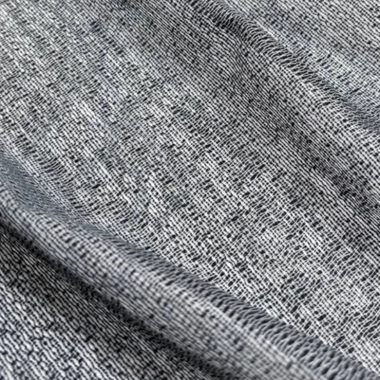 Laineuse thermocollante tissé noire