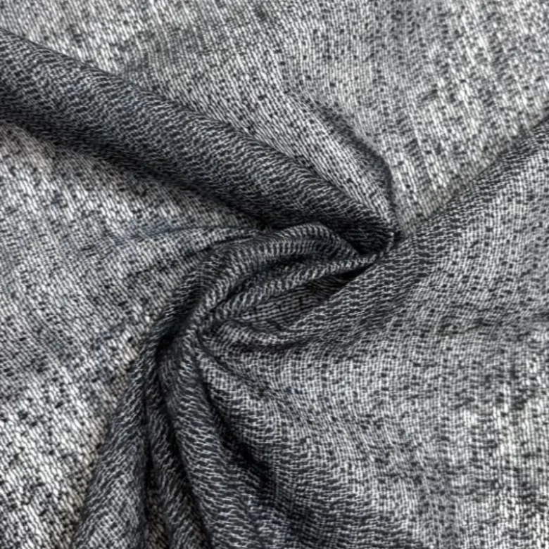 Laineuse thermocollante tissé noire