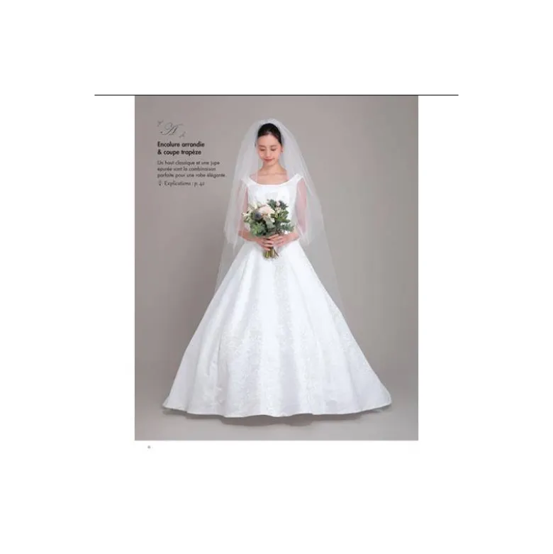 Livre de couture "Je couds ma robe de mariée" du 34 au 48