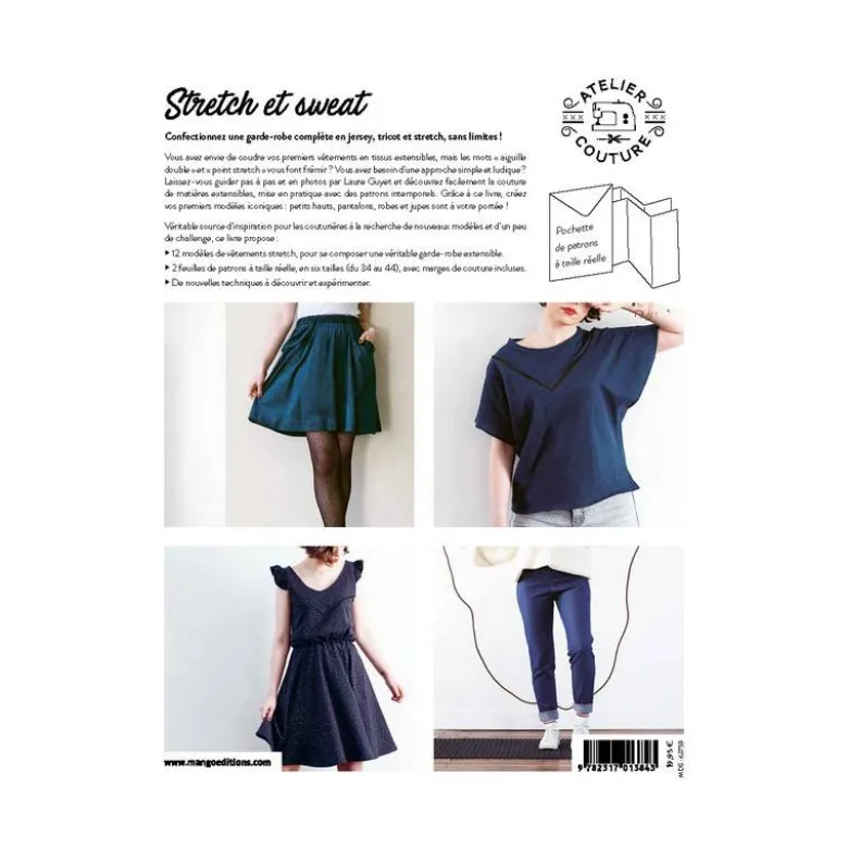 Livre de couture "Stretch et Sweat" - 12 modèles incontournables