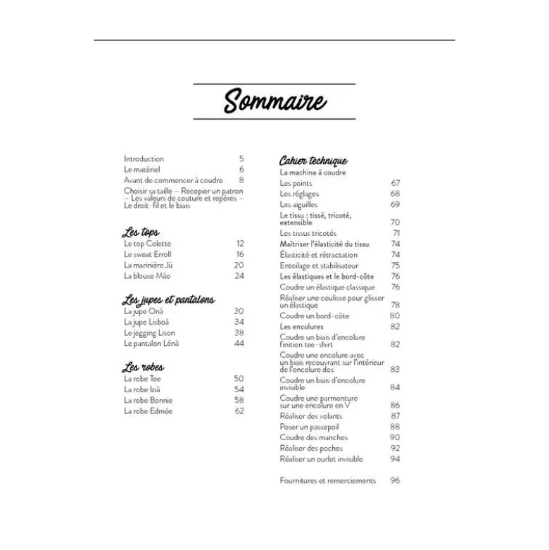 Livre de couture "Stretch et Sweat" - 12 modèles incontournables