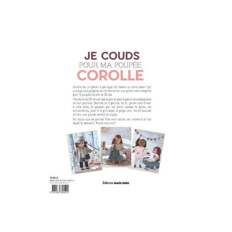 Livre Je couds pour ma poupée Corolle