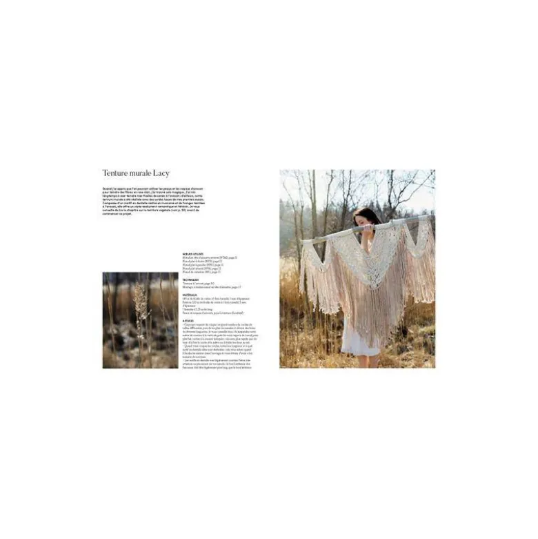 Livre Macramé - Une passion créative, 20 modèles d'exception