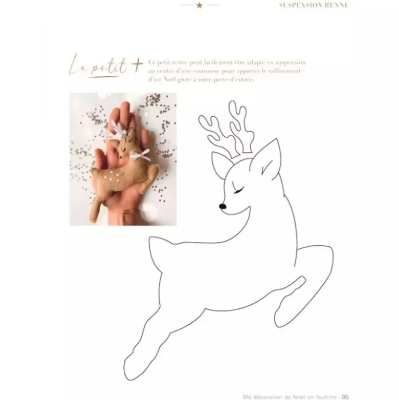 Livre ma décoration de noël en feutrine