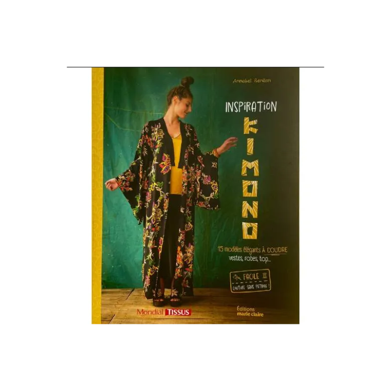 Livre 15 modèles de vêtements à coudre pour femme inspirés du kimono