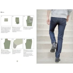 Livre Monsieur Couture : 16 modèles pour hommes du XS au XXL