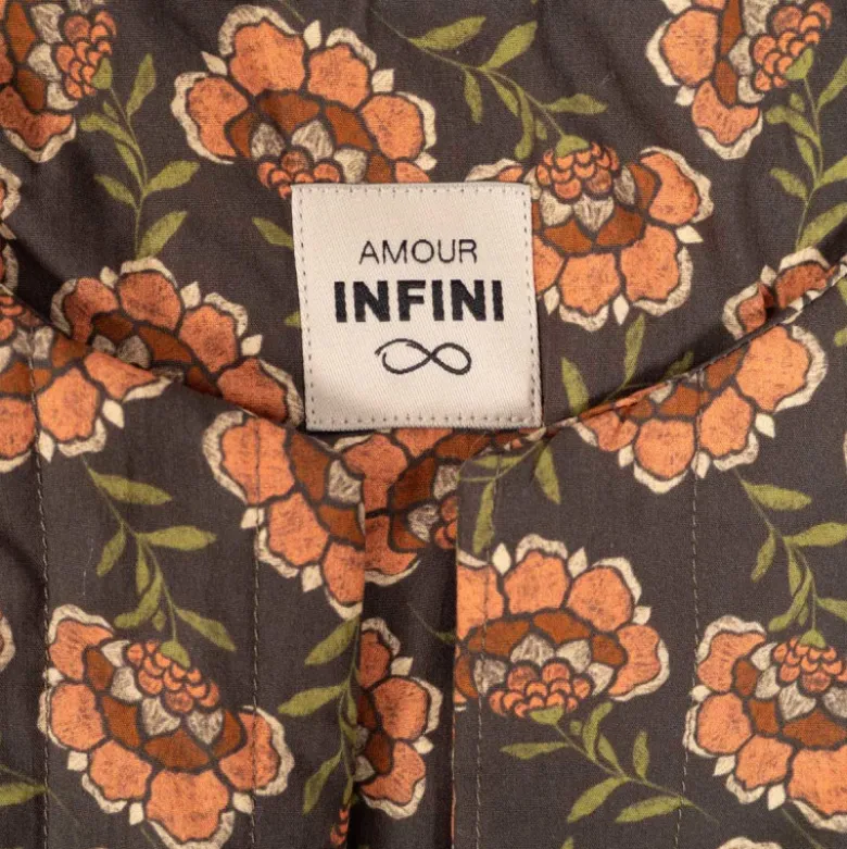 Lot de 5 étiquettes tissées - Amour Infini - Ikatee