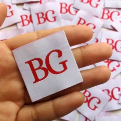 Lot de 5 étiquettes tissées - BG beau Gosse