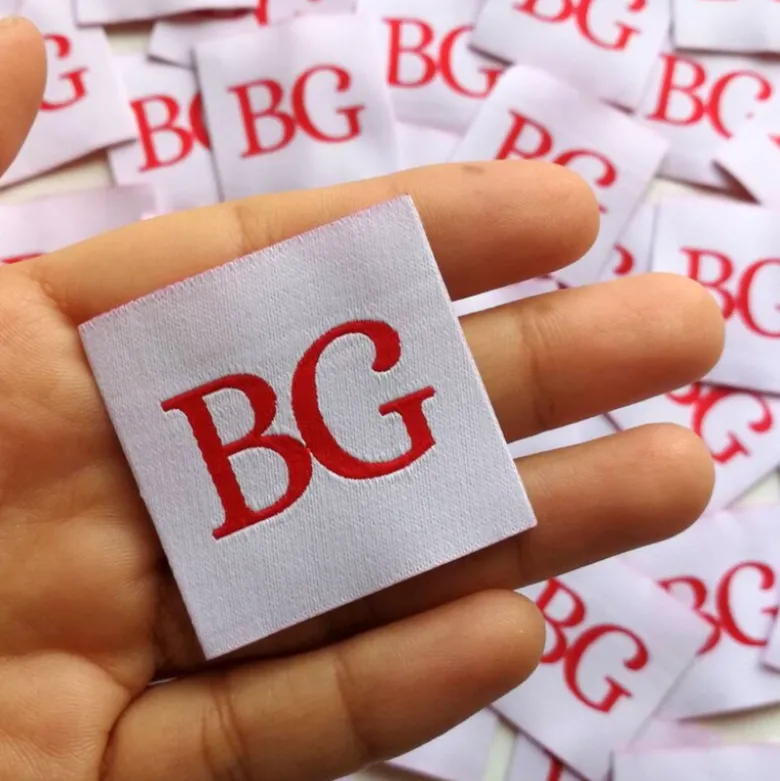 Lot de 5 étiquettes tissées - BG beau Gosse