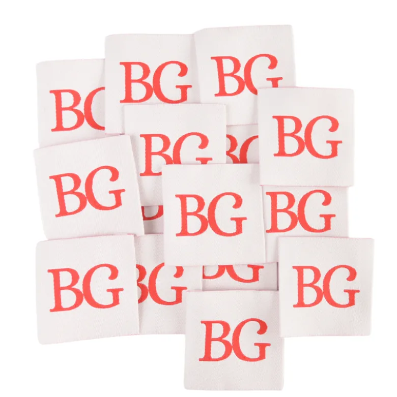 Lot de 5 étiquettes tissées - BG beau Gosse