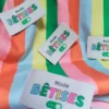 Lot de 6 étiquettes tissées - Bêtises