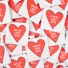 Lot de 5 étiquettes tissées - Insert love here - Ikatee